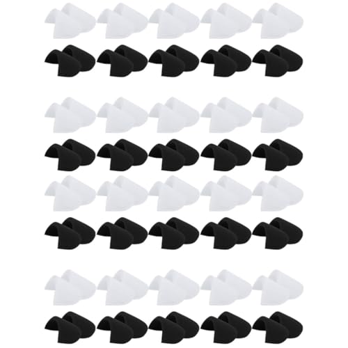 VALICLUD 40 Pairs Sponge Shoulder Pads Shoulder Brace for Men Cardigans Handbags Small Backpack for Women Black Shoulder Pads Women Blazer Bum Embroidered Shoulder Pads Hoodies Boning Cloth