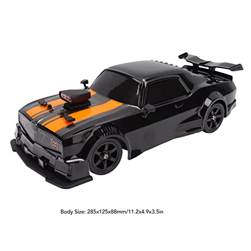 1/16 Scale RC Drift Car, Cool LED Lights 4 Wheel Drive with LED Light RC Car Toy for Over 6 Entertainment - Image 2