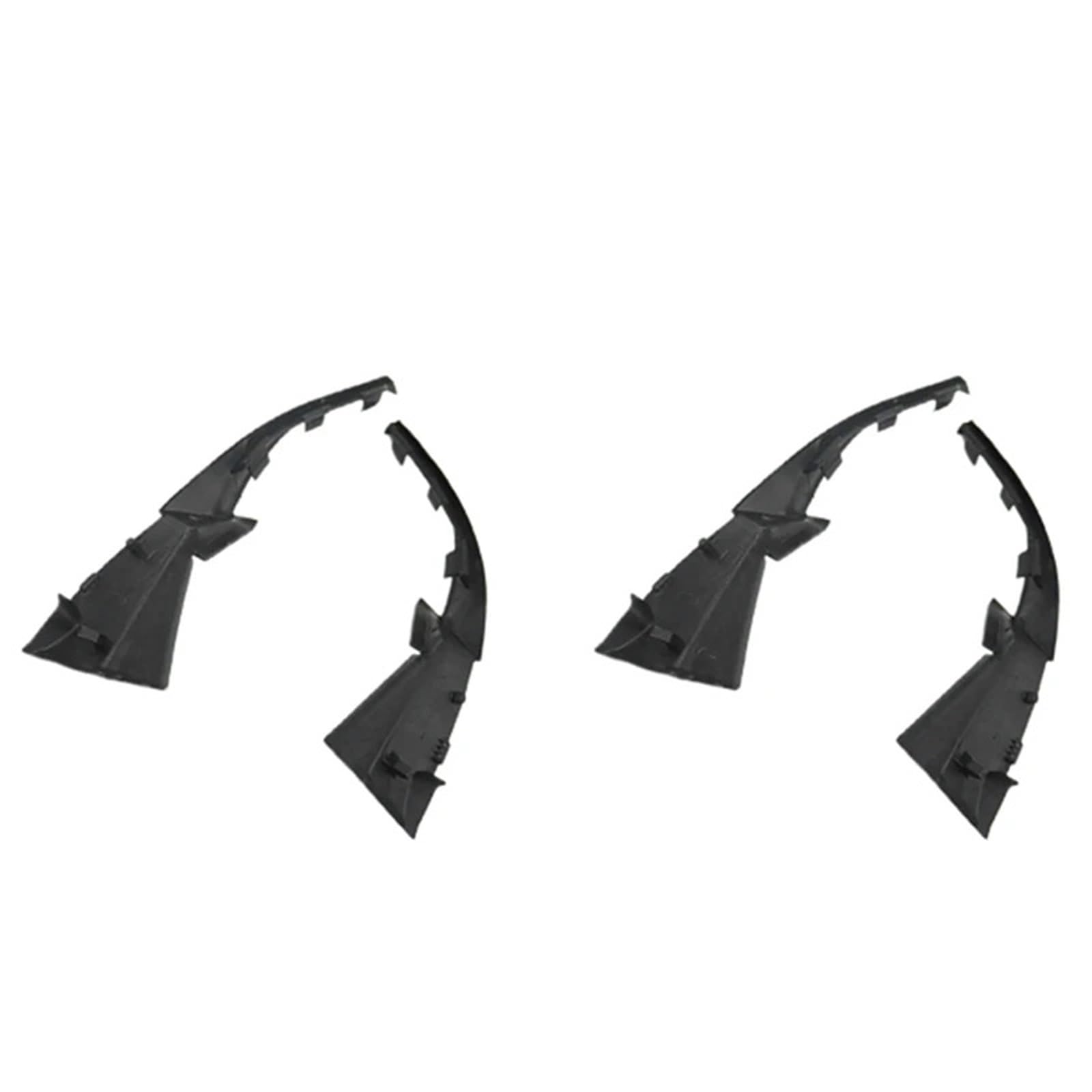 Wivplex 4Pcs Front Windshield Wiper Cowl Trim Water Deflector Plate Neck Trim Panel, for NISSAN, Kicks 2016-2020 Wiper Blade Side Trim