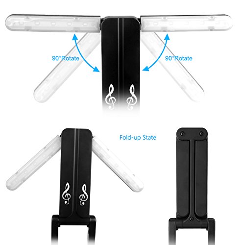 LC Prime Music Stand LED Light Foldable Portable