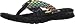 Skechers Sport Women's EZ Flex Beach Weave Flat Sandal, Black Multi, 9 M US