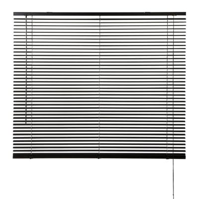 GoodHome Store vénitien Colours Studio Aluminium Noir 180 x 180 cm