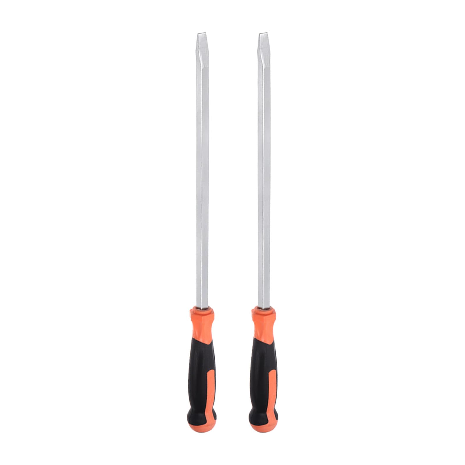 HARFINGTON 2pcs Slotted Screwdriver 12mm Flat Head Impact Demolition Driver with 16