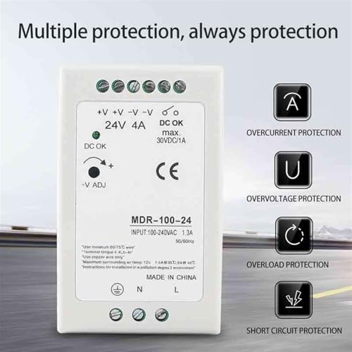 Source de transformateur de qualité MDR-20W 24V haut rendement