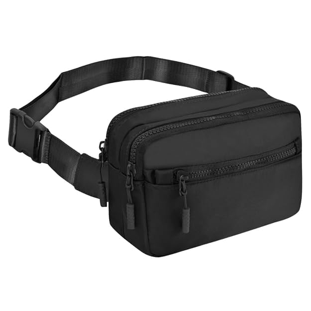 Mini Belt Bag for Women & Men | Lightweight Crossbody Waist Pack | Adjustable Strap | Water-Resistant Everyday Travel Sling Bag-image-47