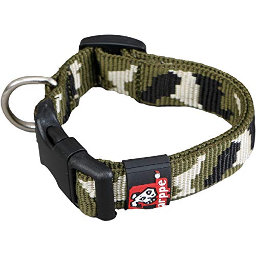 Preisvergleich Produktbild Arppe 195652545540 Halsband Nylon Camouflage Grün