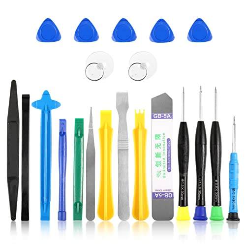 Kit Reparación Móviles, 21 en 1 Herramienta de Reparación de Teléfonos Móviles para iPhone,...