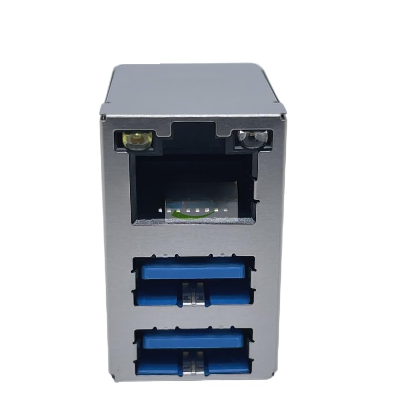5PCS New RUJ2JA-4XH3-BC0-0R Gigabit RJ45 Network Port + Double-Layer USB3.0 with Dual LED Lights