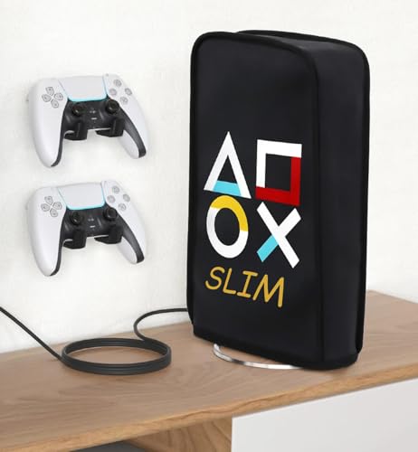 Image of OIVO INDIA Dust Protective Cover for PS5 Slim Console Accessories Case , Anti Scratch Waterproof Sleeve Compatible for Sony PlayStation 5 Slim Digital & Disc Edition (PS5 Slim Model ONLY)