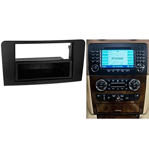 Sound-way - Kit Montage Cadre de Radio Adaptateur autoradio 1 DIN / 2 DIN pour Mercedes Classe M W164 / GL X164 - KA11-087