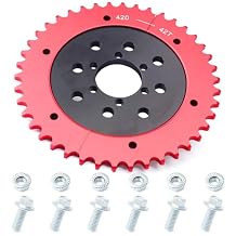 420 Chain Sprocket and 42 Tooth Mini Bike Split Sprocket Hub Adapter fit for Coleman CT200U BT200X CT200U-EX for Baja for Warrior for Massimo MB165 MB200 Replacement for Predator 212cc 196cc