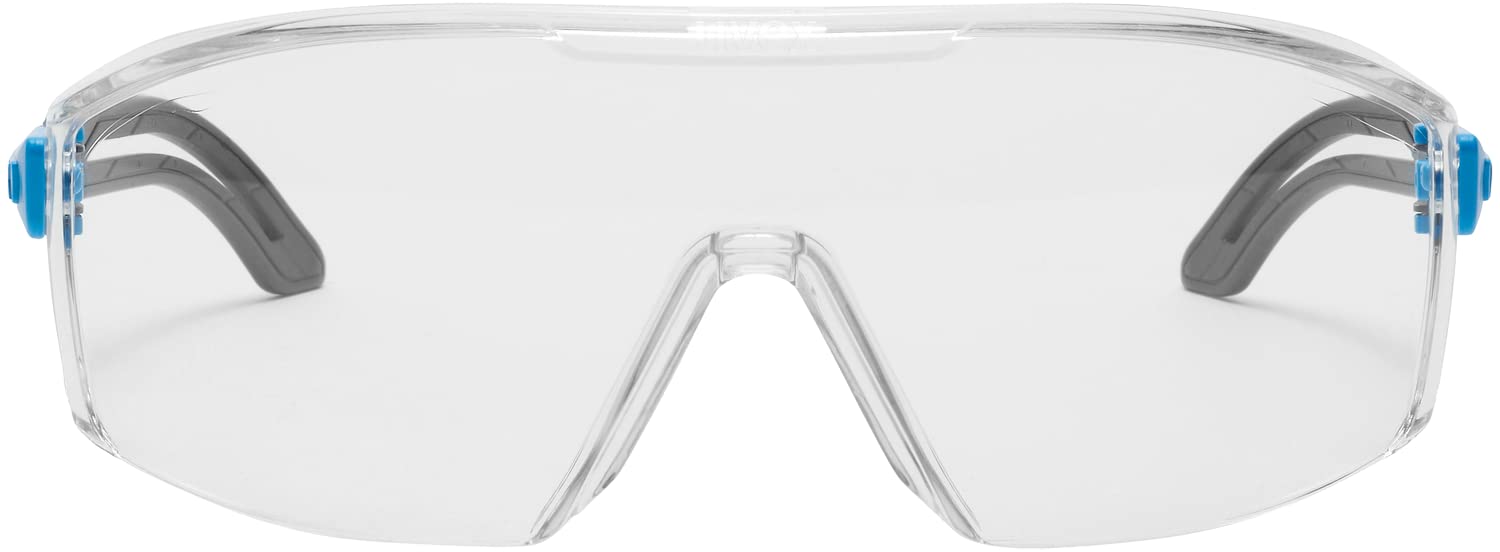 Uvex Gafas protectoras i-lite para trabajo y laboratorio, gafas de patillas ajustables