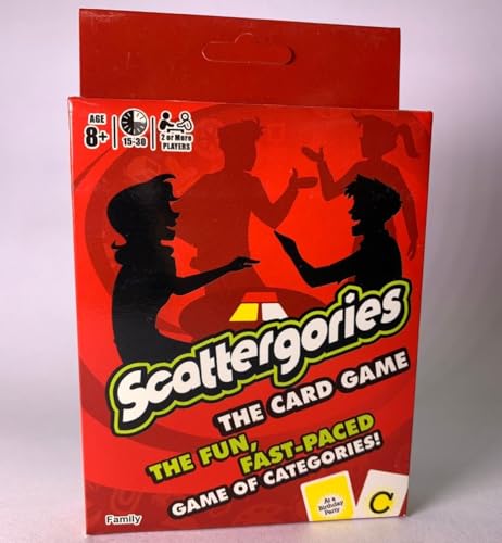 Awestuffs Family Board Games for Adults and Kids - Ages 8 and up, 2 to 8 Players (Scattergories)