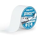 PAULINN RV Camper Roofing Repair Sealant Tape White, 4 Inch X 50 Foot Natural Rubber Roof Sealing Tape, UV & Weatherproof Roof Seal Tape for RV Camper Trailer Boat Sealing Leak Repair