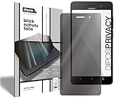 dipos I 2-Wege Blickschutzfolie kompatibel mit Huawei G Play Mini (Im Hochformat) I Sichtschutz-Folie Bildschirm-Schutzfolie Privacy-Screen - Schützt gegen seitliche Blicke