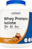 Nutricost Whey Protein Isolate (Salted Caramel, 5LBS)