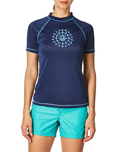 Kanu Surf Women's Standard Breeze UPF 50+ Short Sleeved Active Rashguard & Workout Top