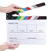 Hilitchi Acrylic Plastic Slate 25x30cm/10x12" Dry Erase Director's Film Clapboard Cut Action Scene Clapper Board Slate with Color Sticks