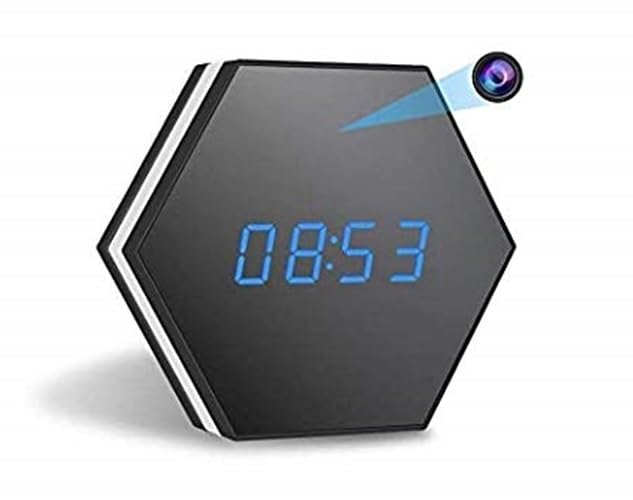 SAFETYNET Clock Lamp Hidden Video Device | Full HD 4K Small Indoor Security Video Cameras | Portable Tiny Nanny Video Cameras | Motion Detection Adjustable Colorful Lamp.-picture-27