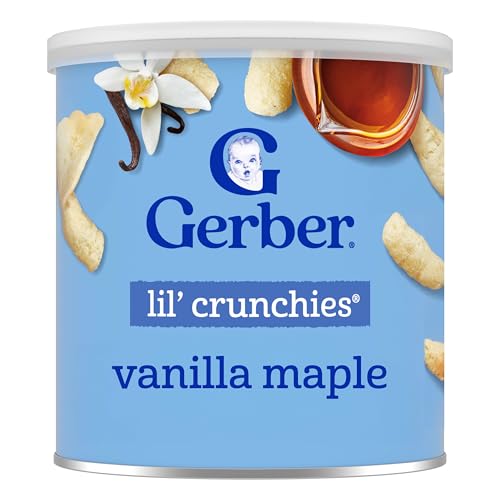 Gerber Stage 3 Vanilla Maple Lil Crunchies 1.48 Oz 6 Pack