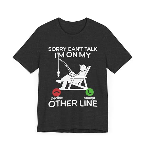 T-shirt humoristique Sorry Can't Talk coton anti-stress quotidien