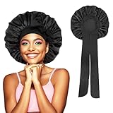 Bonnet Sleep Cap,Hair Bonnet,Bonet Haare Silk,Satinhaube zum Schlafen,Satin Haube,Schlafmütze Damen,Schlafhaube Seide,Seidenhaube,Haarhaube,Seidenhaube,Trockenhauben,Haarschutz für Die Nacht