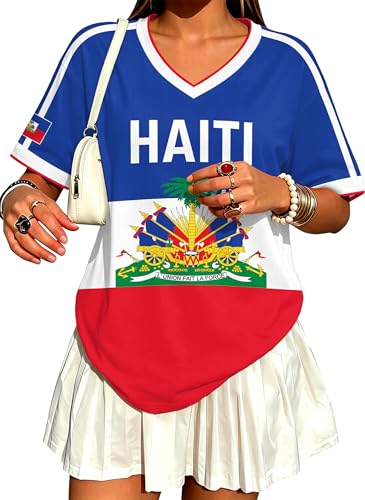 Soccer Cup 2026 Shirts for Women Oversized Football Match Season Jersey Brazil Jersey Funny Soccer Lover Tops