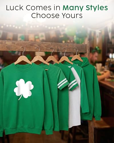 Custom St Patrick's Day Shirt Sweatshirt - Personalized Saint Pattys Tee & Irish Outfits - Customized Pattys Shirt miniatura 4