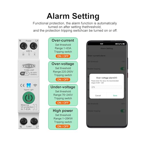 Disjoncteur minuterie relais MCB 50A pour couper vos circuits à distance