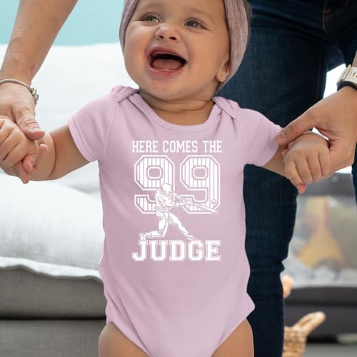 Here Comes The Judge 99 NY Baseball Infant One-Piece Bodysuit, Soft Cotton2