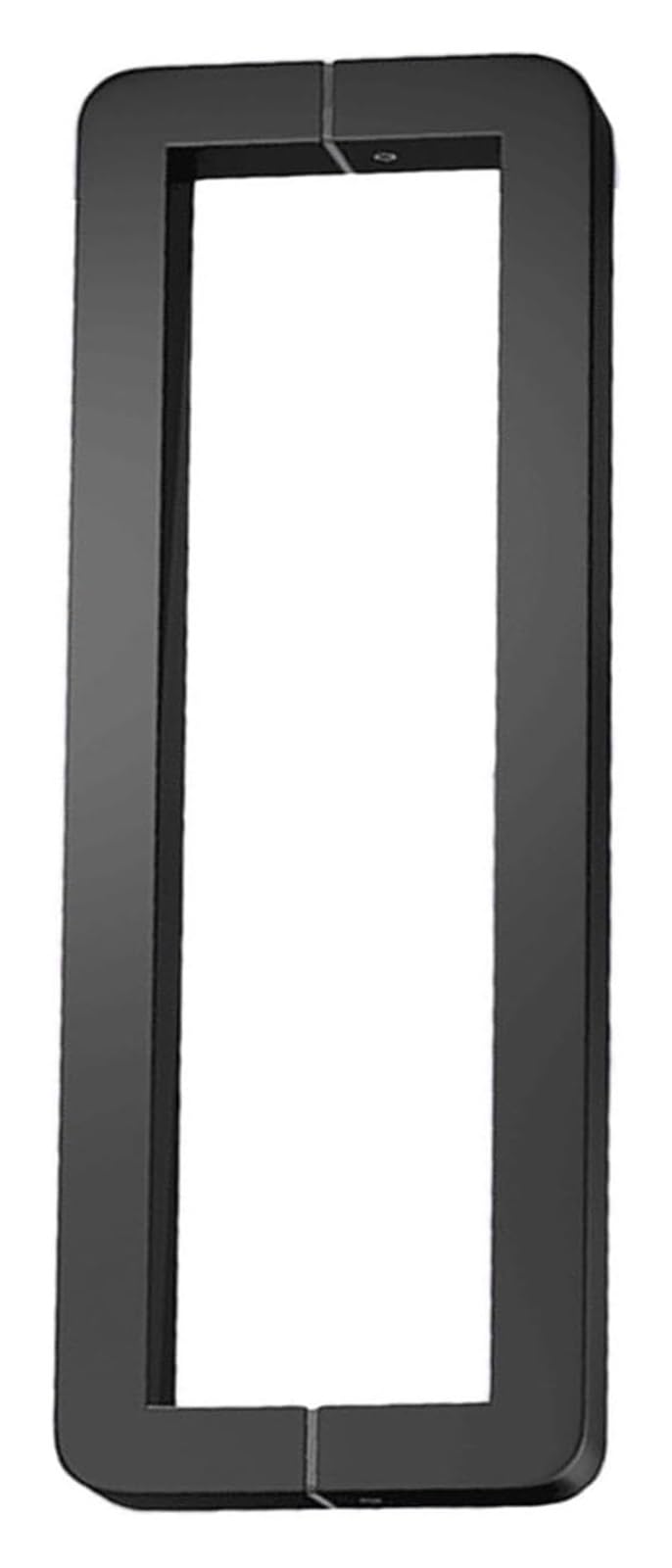 LQZAXSRDR Sliding Barn Door Handle, Stainless Steel Sliding, Square Glass Door Handles, Black, Silver, Push Pull, Multiple Sizes(Black,Pitch-1225mm)