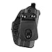 Safariland, 7371, ALS Concealment Paddle Holster, Fits: Glock 43 w/Streamlight TLR-6, Black - STX Plain, Left Hand (1198520)
