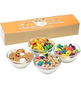 CabyGift 4 Pack Mini Cereal Bowl Candles Gifts Set for Women, Scented Soy Candles for Home, Cute ...