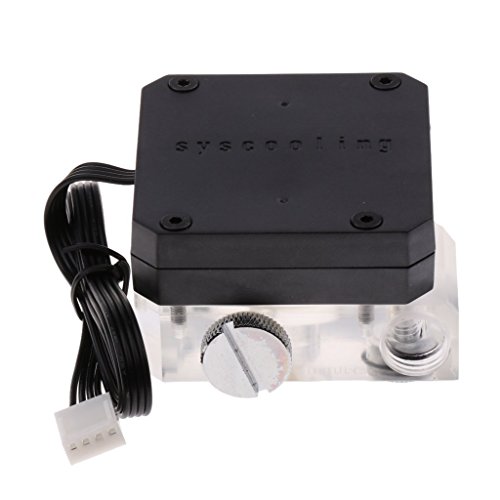 Motor de refrigeración transparente con bomba de agua para maquetas y PC 5