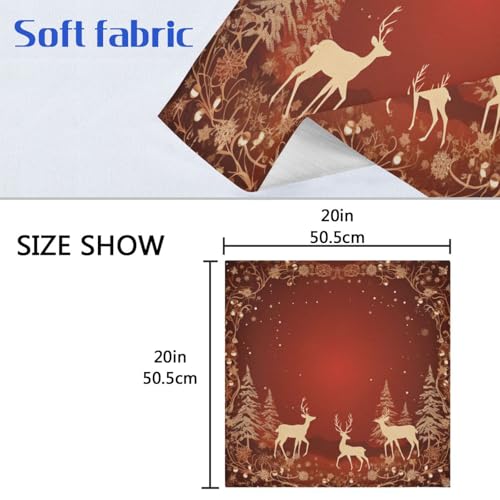 Servilletas de Tela Navidad Multicolor Pack 6 miniatura 6