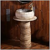 CONSTRUCTION ROBUSTE : Fabriqué en argile kaolin de première qualité, cet évier allie une durabilité exceptionnelle à une beauté intemporelle. Façonné artisanalement d’une seule pièce et cuit à une température impressionnante de 1 380 °C, il présente une texture artistique unique. Les rebords du robinet offrent un espace de rangement supplémentaire pour les savons, les serviettes et le pot-pourri.