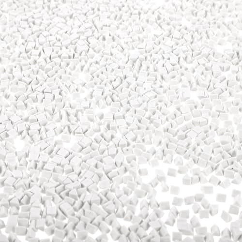 Abrasivo blanco triangular de 4mm para eliminar imperfecciones en cristales y ágatas 7