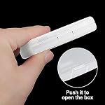 6PCS Clear Protective Cartridge Case Storage Box Compatible with Sega Game Gear - Single Cart Storage Box With Clear Replacement Hard Case Accessories