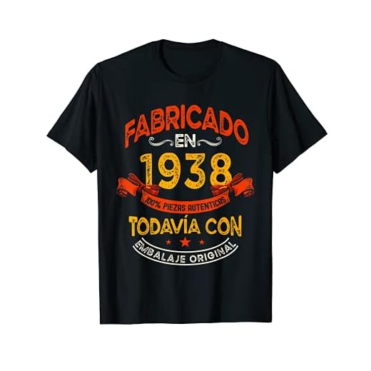 Fabricado En 1938 Regalo 83 Años Cumpleaños Hombre Mujer Camiseta
