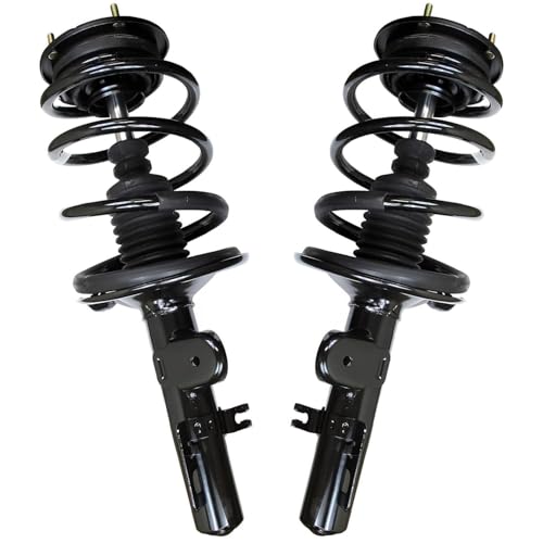 Image of Detroit Axle - 8pc FWD Struts Sway Bars for 2005 2006 2007 Mercury Montego Ford Five Hundred, 4 Struts with Coil Springs 4 Sway Bars Front Rear Replacement Suspension Kit