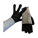 Warme Handschuhe für Damen, warmer Handschuh für Herren, gestrickte Handhandschuhe mit Touchscreen-Tipps, Winter- ...