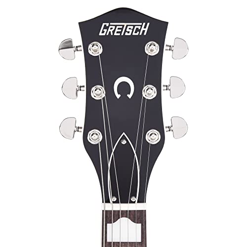 Gretsch G6128T-89 Vintage Select ’89 Duo Jet Bigsby Black – Guitare Électrique Personnalisée - Les Beatles, Paul McCartney, John Lennon, RIngo Starr, George Harrison Gretsch G6128T-89 Vintage Select '89 Duo Jet Bigsby Black - Guitare Électrique Personnalisée – Image 7