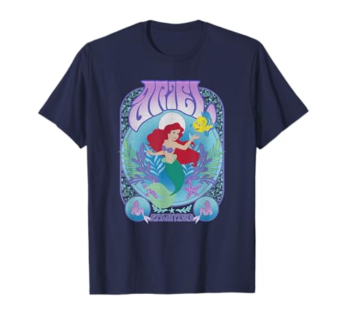 T-shirt Ariel La Petite Sirène coupe confortable pour fan de mode vintage