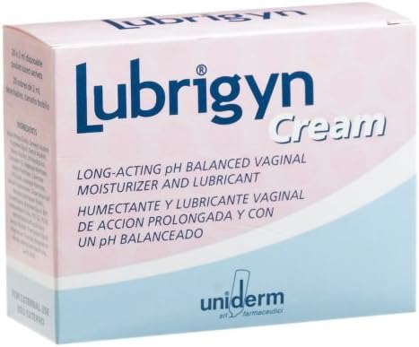 Lubrigyn Vaginal Moisturizing and Lubricating Cream 2ml Pocket-Size Sachets, 20 Count