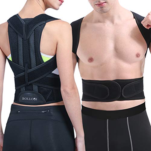 Posture Corrector for Women and Men, Adjustable Back Posture Brace Perfect for Lower