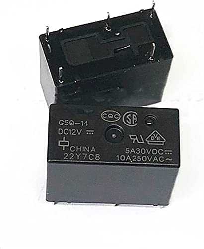 Relais G5Q-4 12V à 5 broches haute conductivité pour PCB