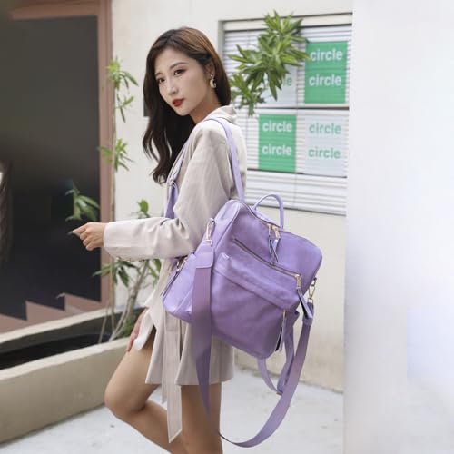 Image of Women's Fashion Backpack Purse for Women Leather Multipurpose Design Ladies Shoulder Bag Travel bag Satchel Handbags