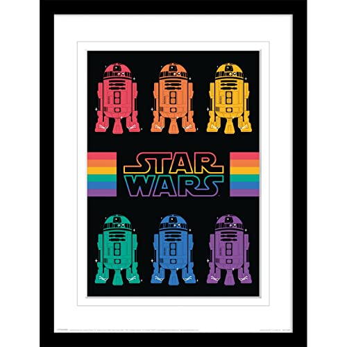 Poster Star Wars R2D2 Pride cadeau idéal fan de science-fiction