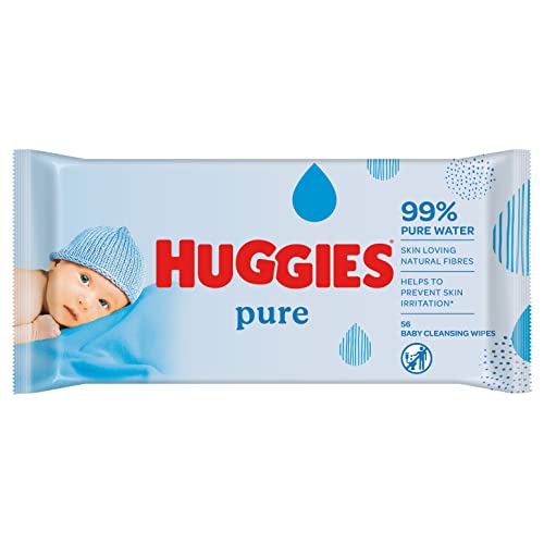 Huggies Pure Toallitas para Bebé - 18 Paquetes con 56 Toallitas