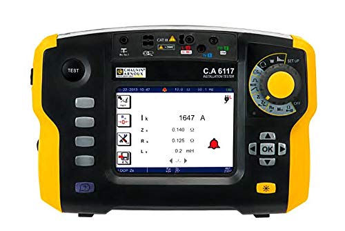 AEMC C.A 6117 Multi-Function Installation Tester, Li-Ion Battery, with DataView Software (#2138.07)